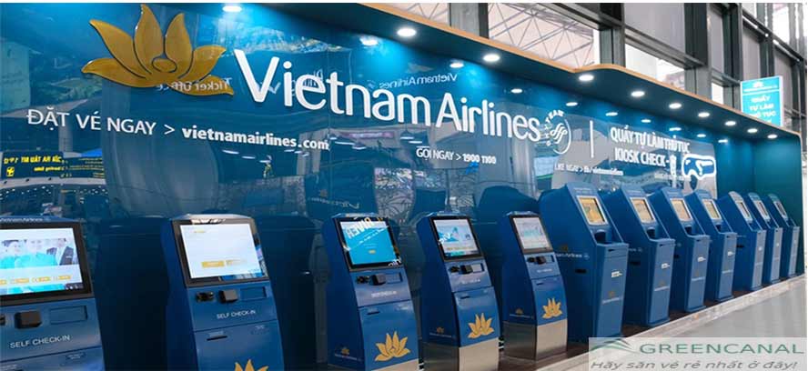 mua vé máy bay quốc tế cần những gì - thủ tục check in kiosk tại sân bay